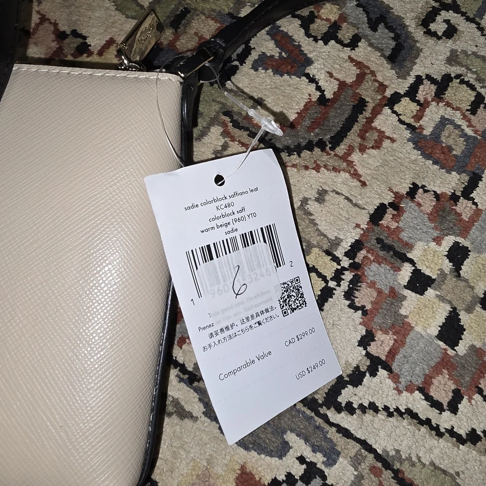 Kate Spade Sadie Crossbody Bag In With Cream Insert - Picture 6 of 7